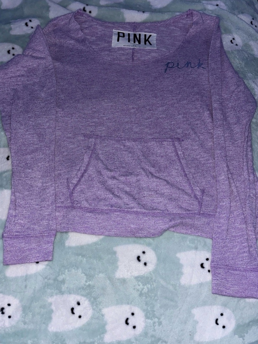 PINK Victoria's Secret Lavender Girls Pullover Hoodie